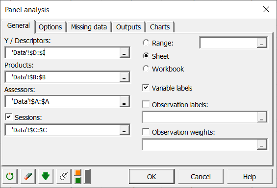Sensory Panel Analysis In Excel Tutorial Xlstat Help Center 9550