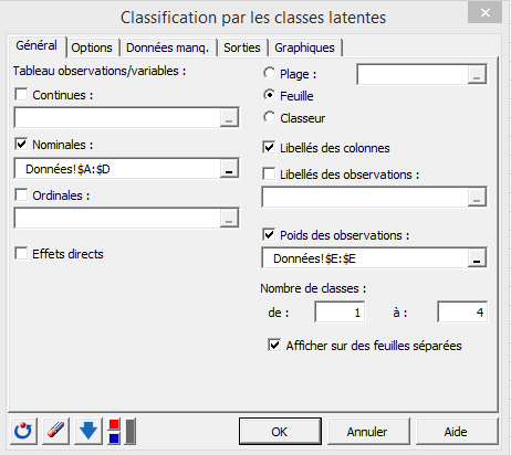 lg cluster dialog box filled