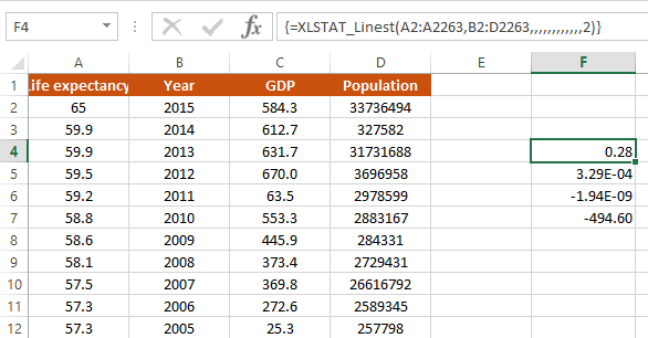 How To Use XLSTAT Functions Within An Excel Sheet | XLSTAT Help Center